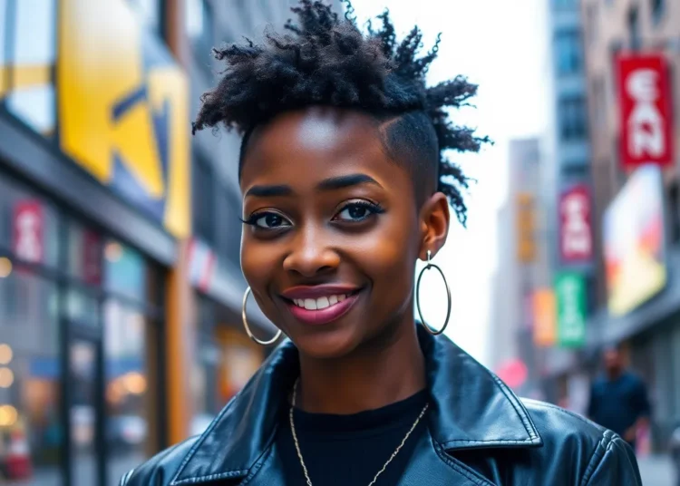 fade short natural haircuts for black females 2019