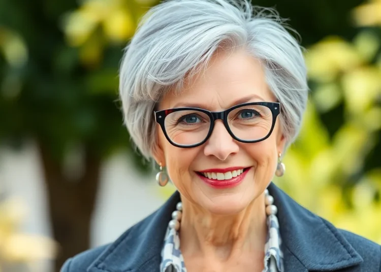 Chic Short Hairstyles for Fine Hair Over 60 with Glasses: Style Tips and Inspiration
