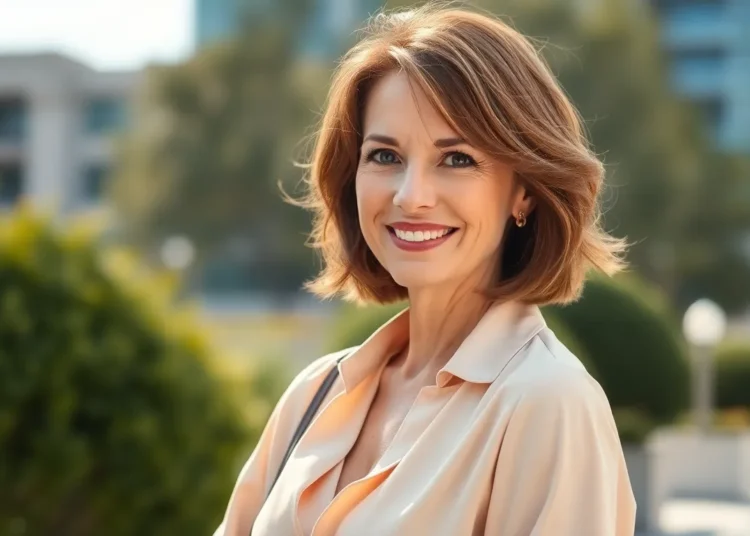 thin hair layered bob for fine hair over 50